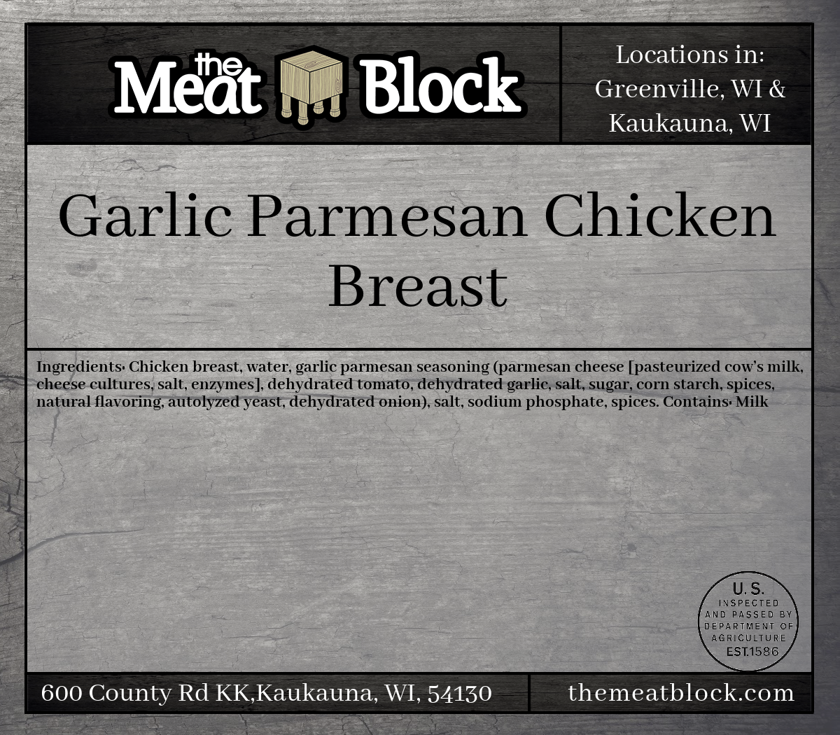 Garlic Parmesan Chicken Breasts