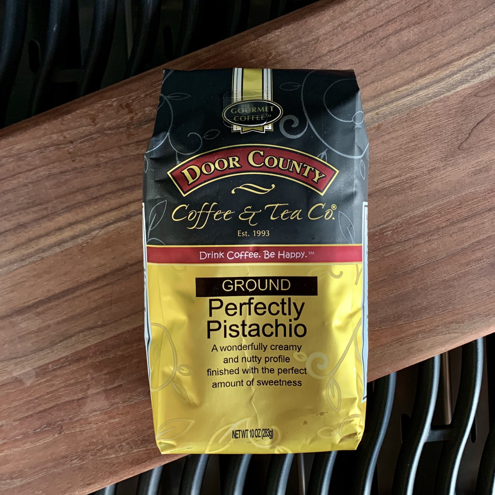Door County Coffee Grounds - Perfectly Pistacio, 10 ounces image